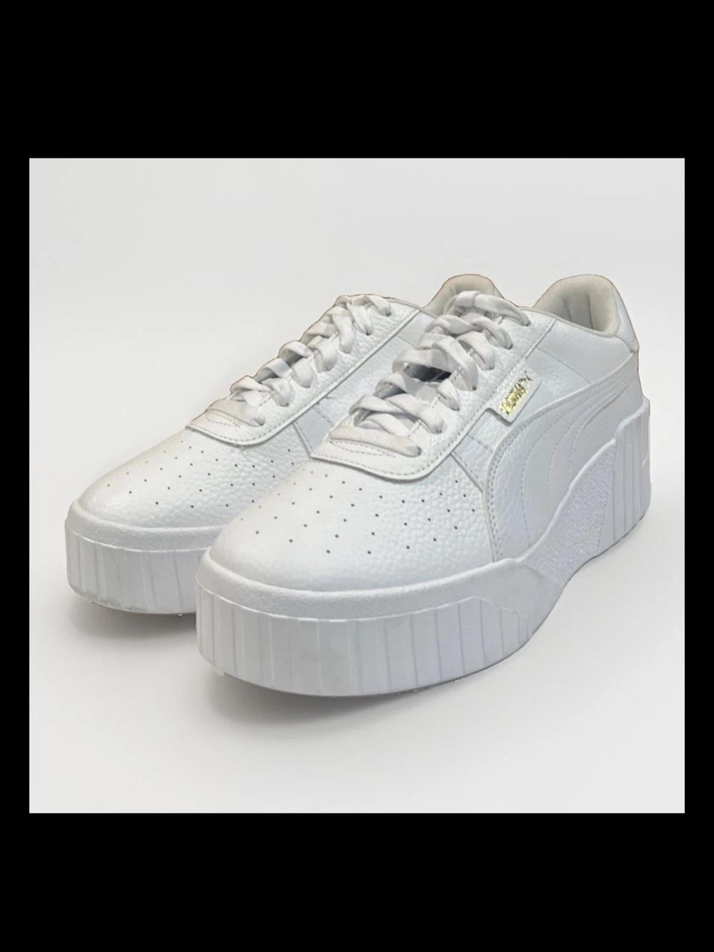 Puma White Platform Mayze Sneakers women size 9